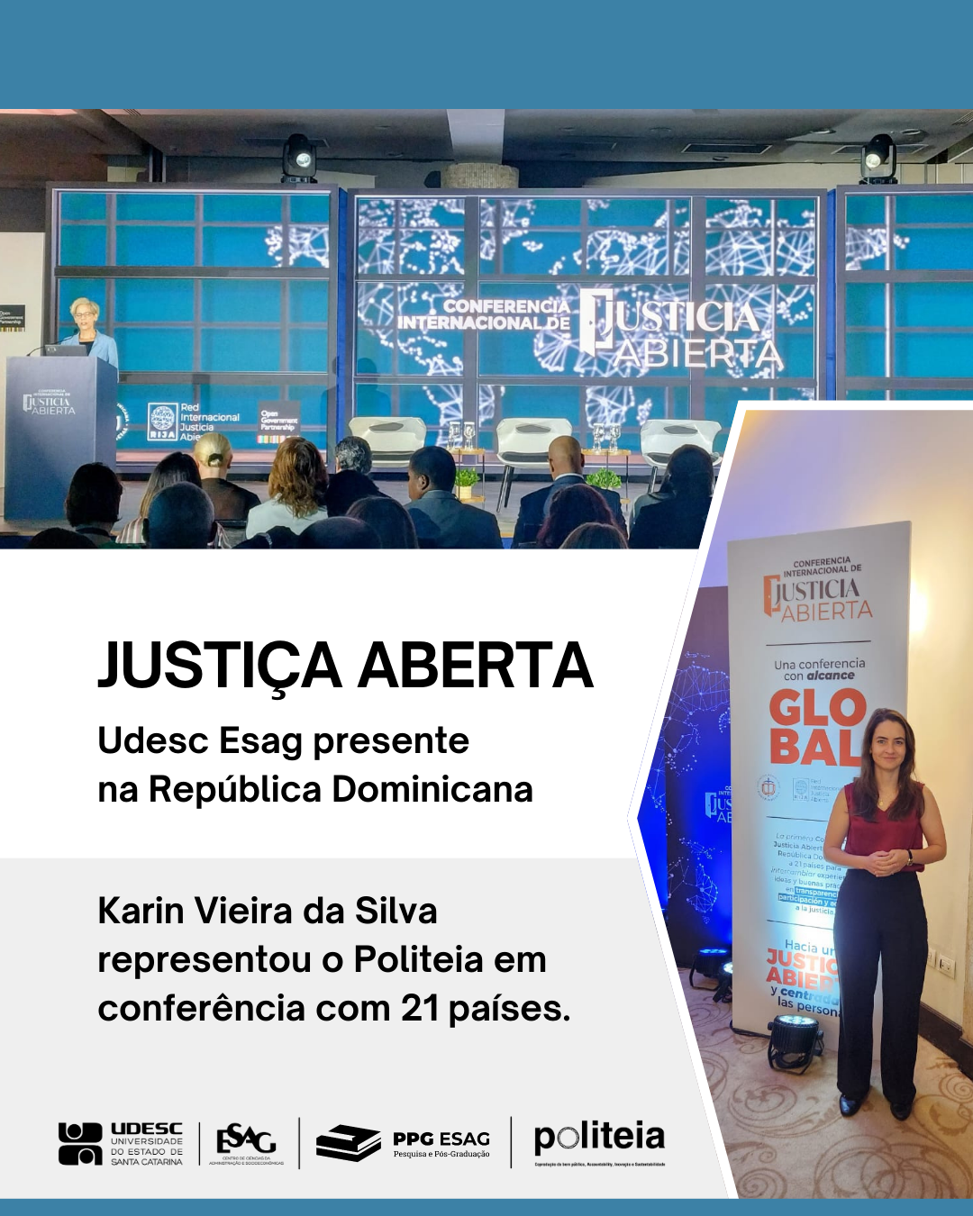 Justiça Aberta: Udesc Esag integra conferência internacional com 21 países